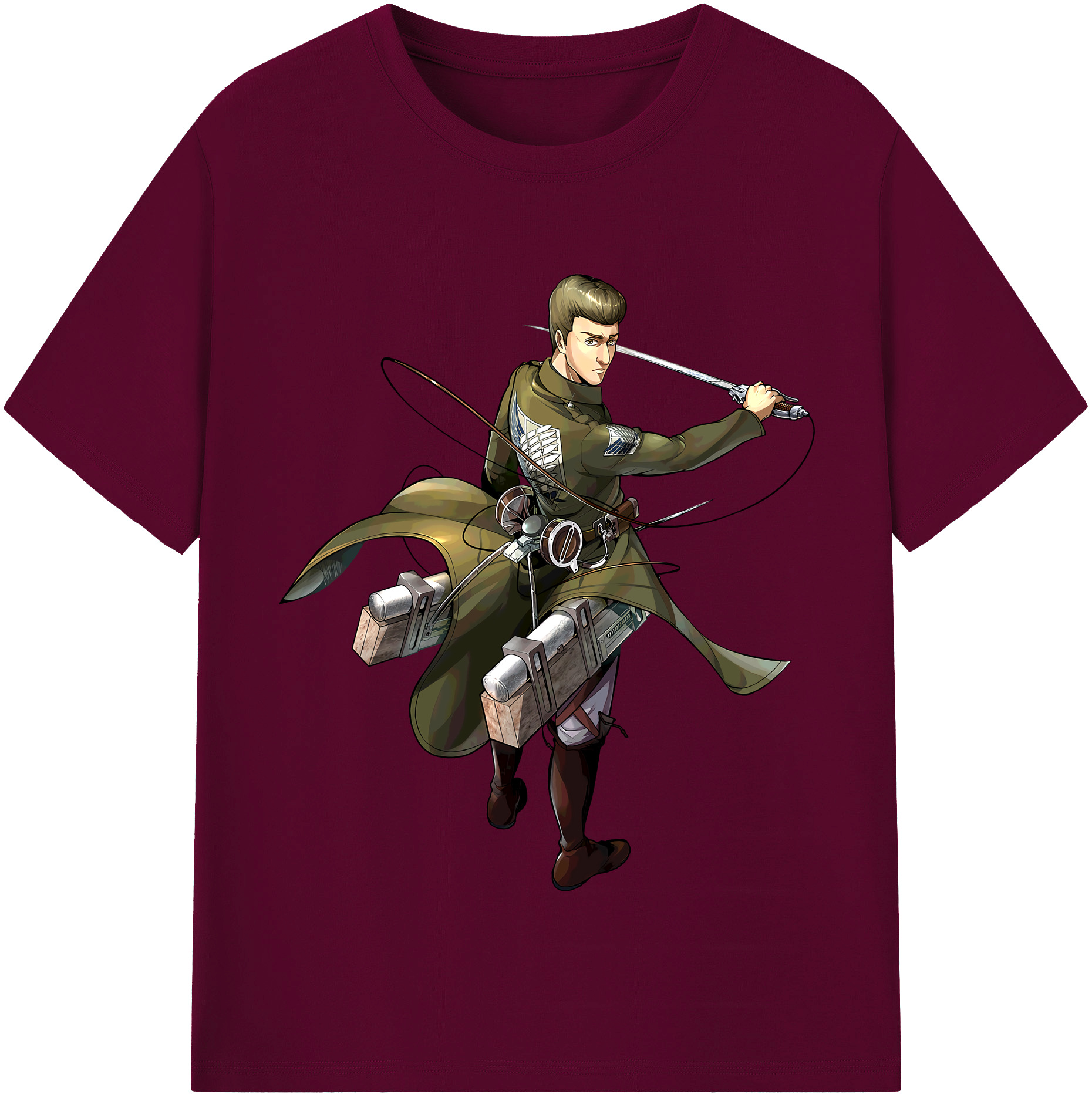 （画像用） 進撃の巨人 Attack on Titan レディースカジュアルプリントTシャツ（綿100％）